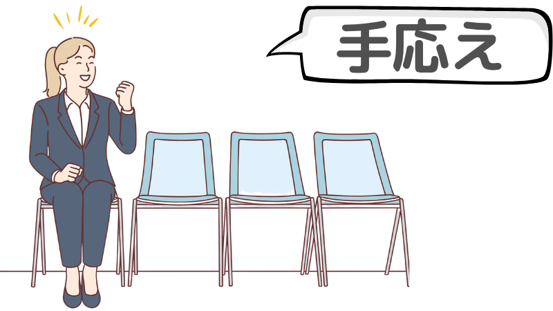 「受かったと思ったら落ちた」ときに応募者が感じやすい手応え